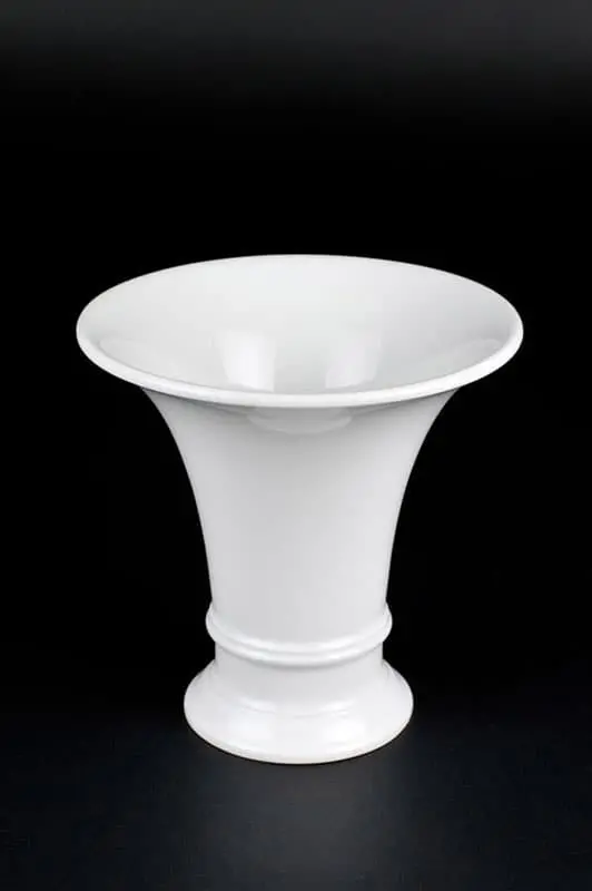 un jarrín asíatico en blanco como arte de asia